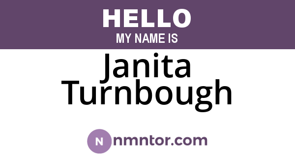 Janita Turnbough
