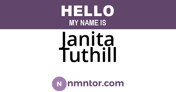Janita Tuthill