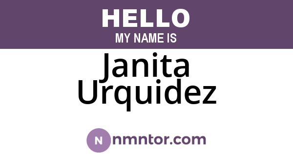 Janita Urquidez