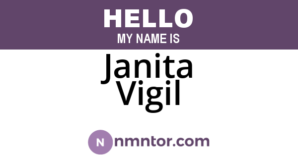 Janita Vigil