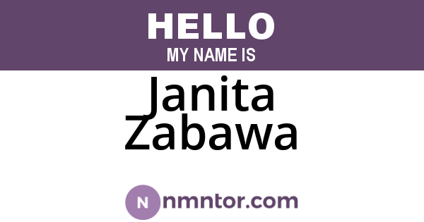 Janita Zabawa