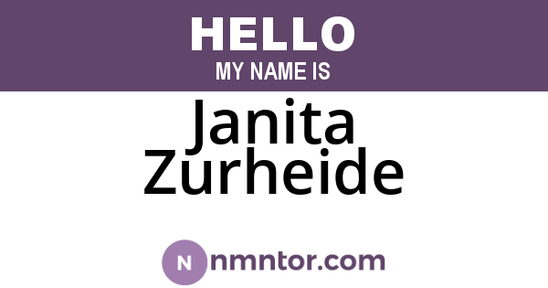 Janita Zurheide