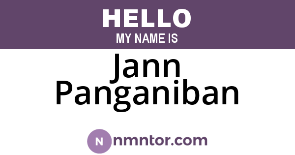 Jann Panganiban