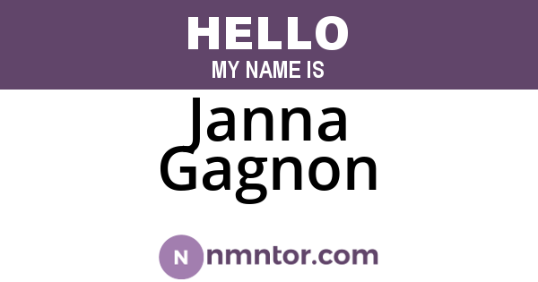 Janna Gagnon