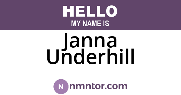 Janna Underhill