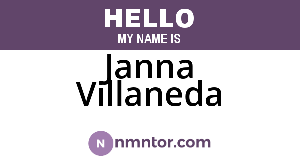 Janna Villaneda