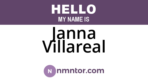 Janna Villareal