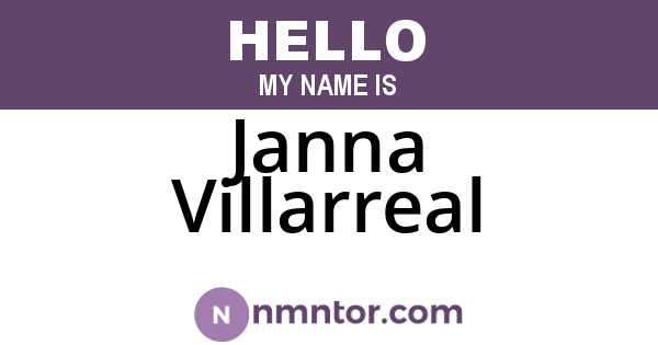 Janna Villarreal