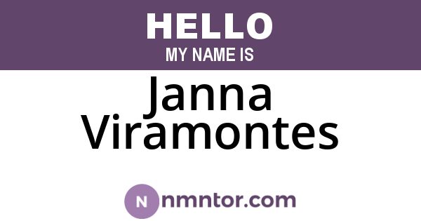 Janna Viramontes