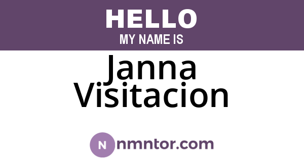Janna Visitacion