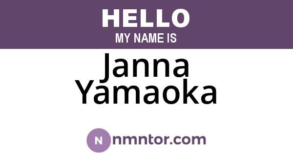 Janna Yamaoka