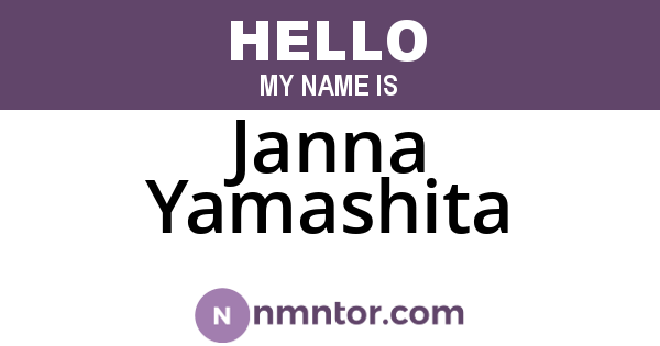 Janna Yamashita