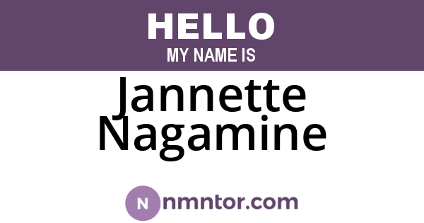 Jannette Nagamine