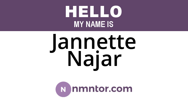 Jannette Najar