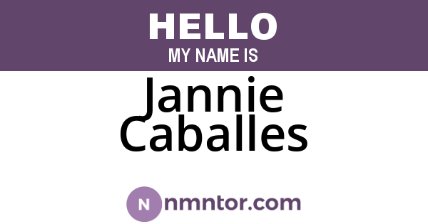 Jannie Caballes