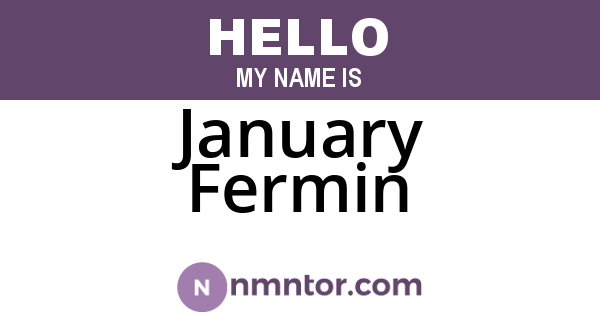January Fermin