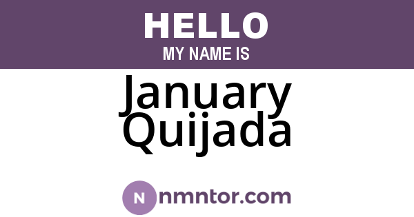 January Quijada