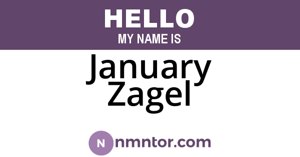 January Zagel