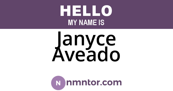 Janyce Aveado