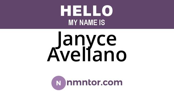 Janyce Avellano