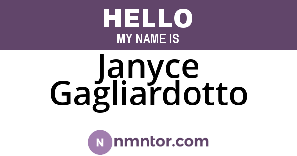 Janyce Gagliardotto
