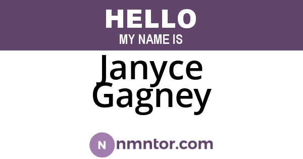 Janyce Gagney