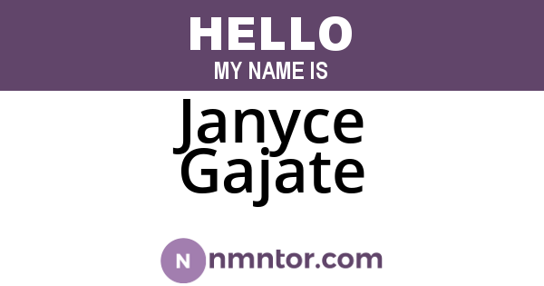Janyce Gajate
