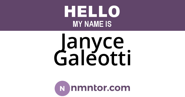 Janyce Galeotti