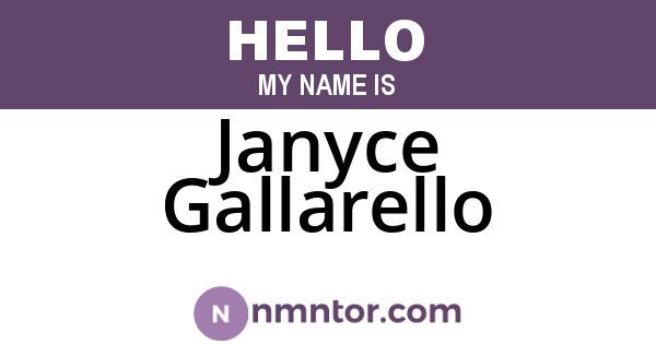 Janyce Gallarello
