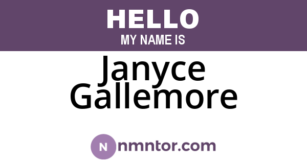 Janyce Gallemore