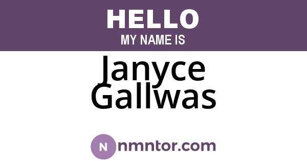 Janyce Gallwas