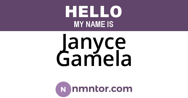 Janyce Gamela