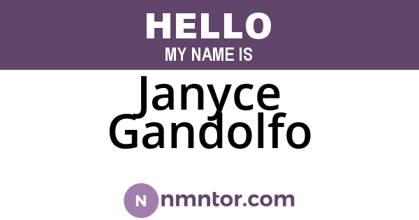 Janyce Gandolfo