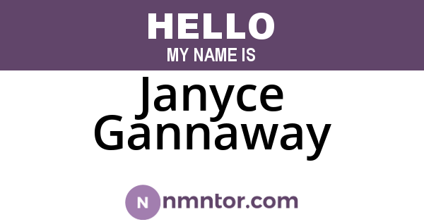 Janyce Gannaway