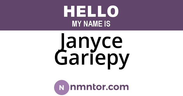 Janyce Gariepy