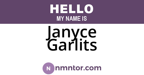 Janyce Garlits