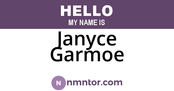 Janyce Garmoe
