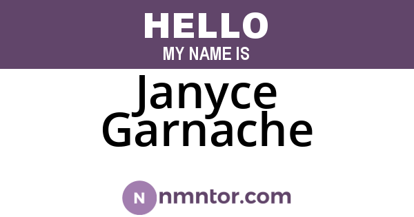Janyce Garnache