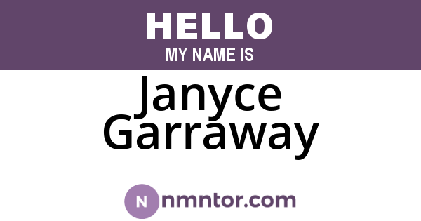Janyce Garraway