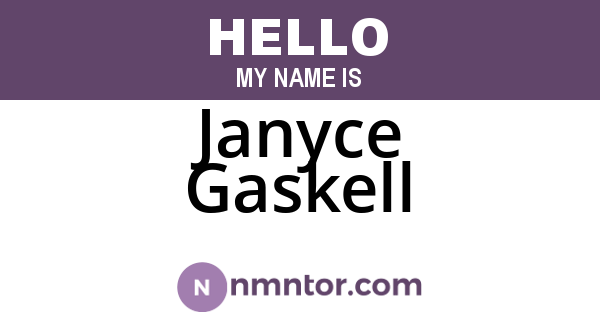 Janyce Gaskell