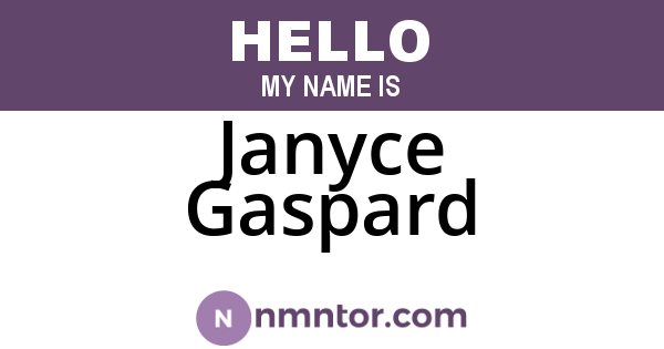 Janyce Gaspard