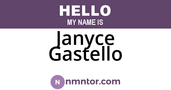 Janyce Gastello