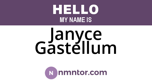 Janyce Gastellum