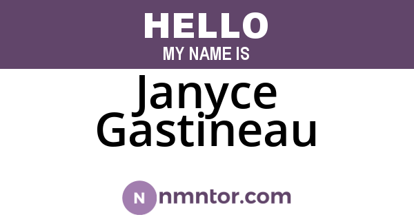 Janyce Gastineau