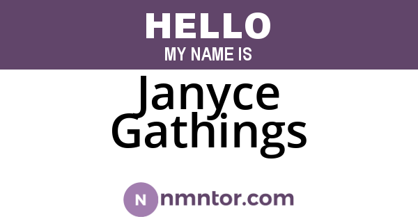 Janyce Gathings