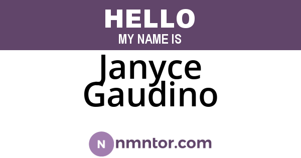 Janyce Gaudino