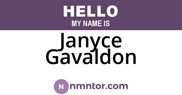 Janyce Gavaldon