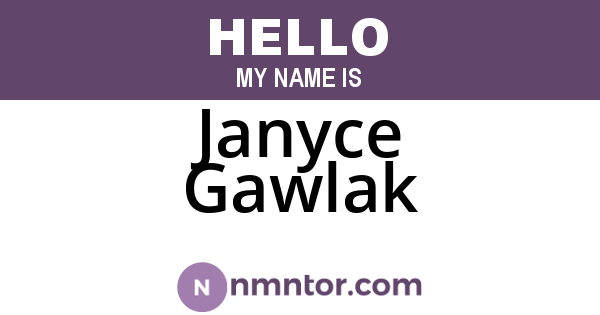 Janyce Gawlak