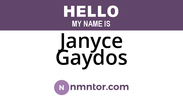 Janyce Gaydos