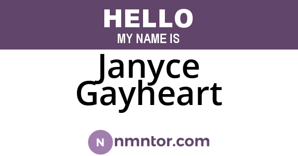 Janyce Gayheart